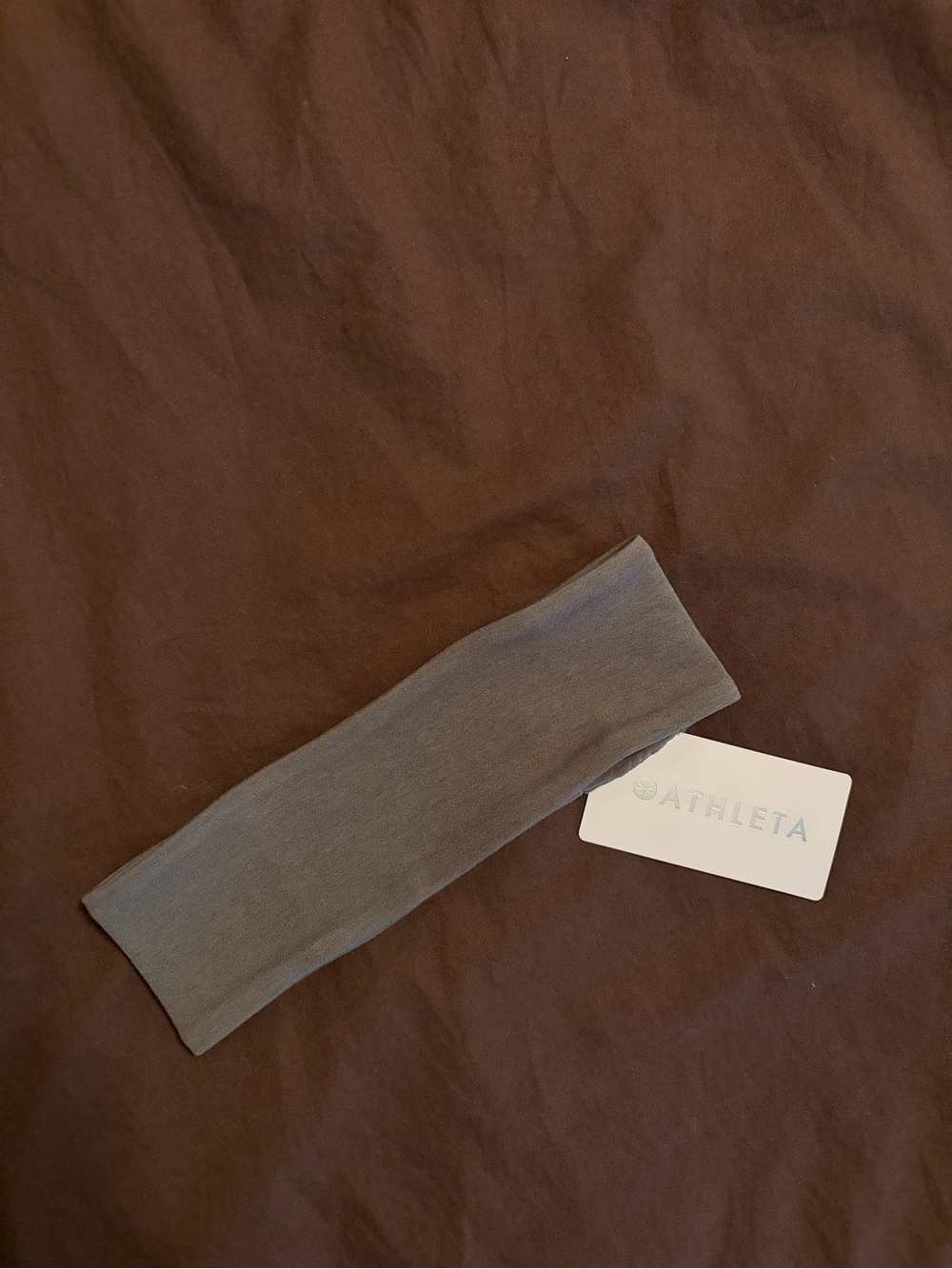 Athleta Slate Gray Intuition Wide Headband
